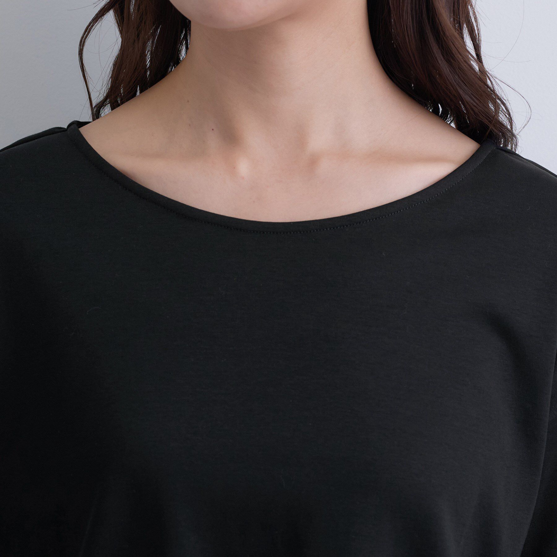 INDIVI「【レイヤードにおすすめ】レース切り替えカットソー」|Tシャツ・カットソー|