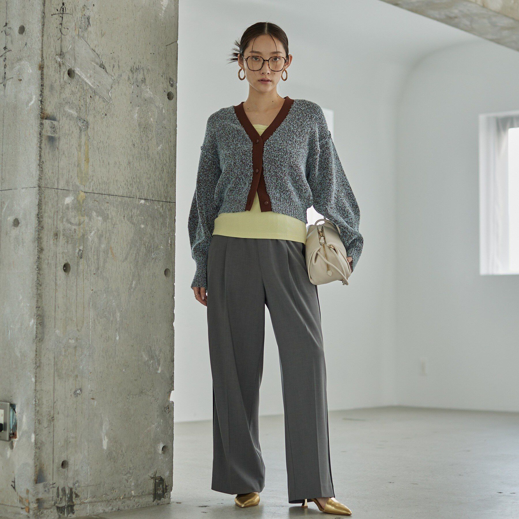 GALLEST「Comfy SET UP｜イージーサイドラインワイドパンツ【セットアップ対応／通勤／カセット服／接触」|その他|