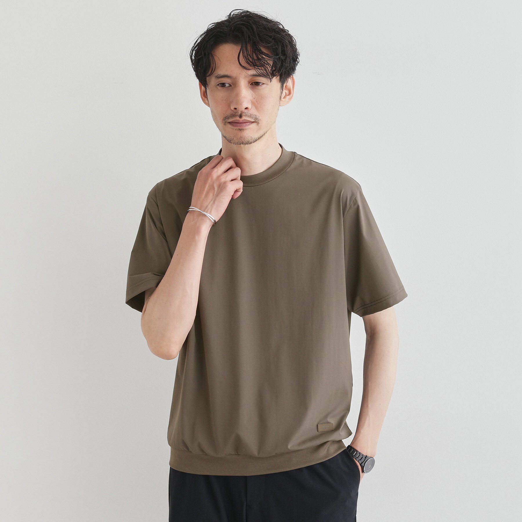 TAKEO KIKUCHI「【COOL CITY WEAR】テーラードTシャツ /接触冷感」|Tシャツ・カットソー|