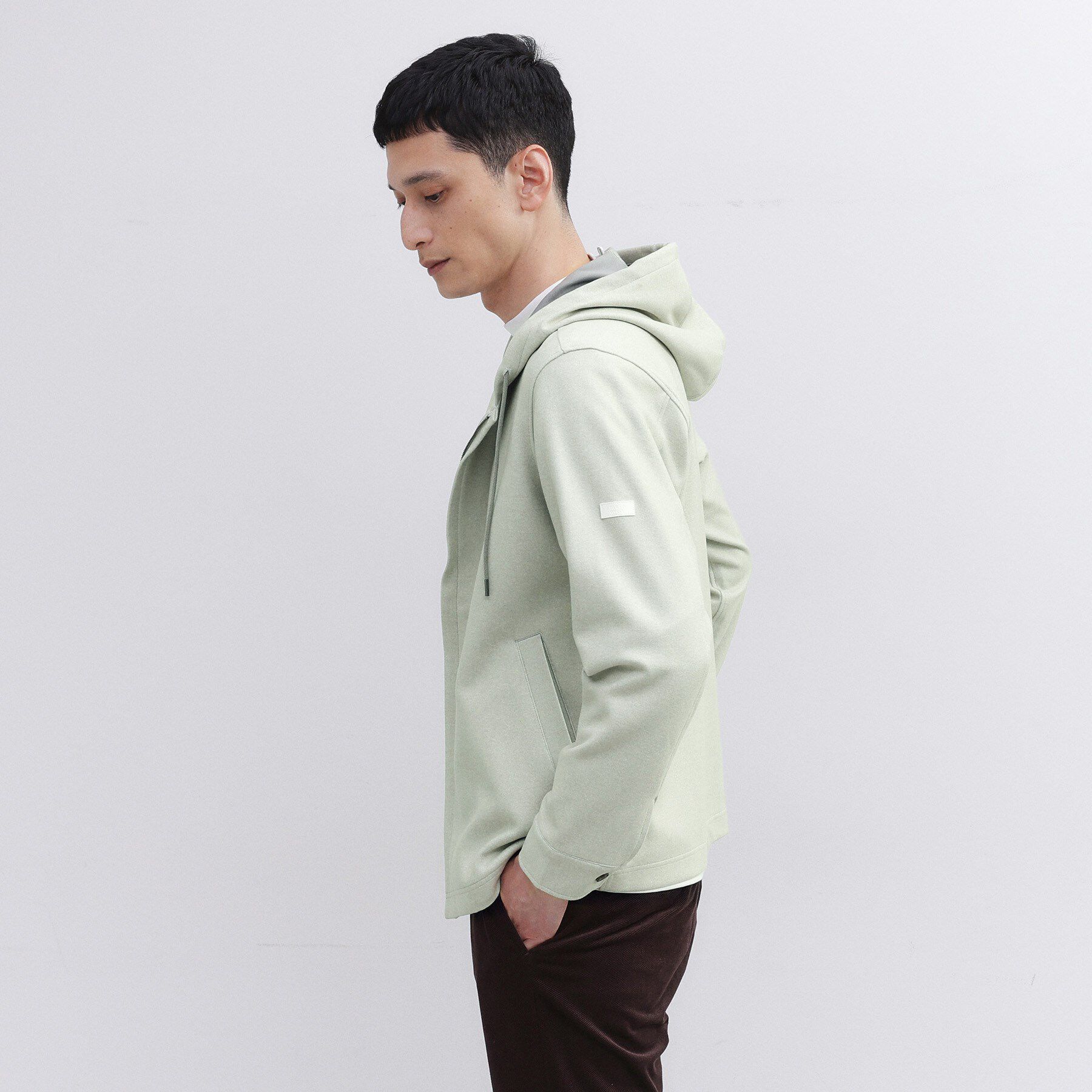 TAKEO KIKUCHI「【JUST ONE LAYER】ダウンファブリックZIPパーカー」|パーカー|