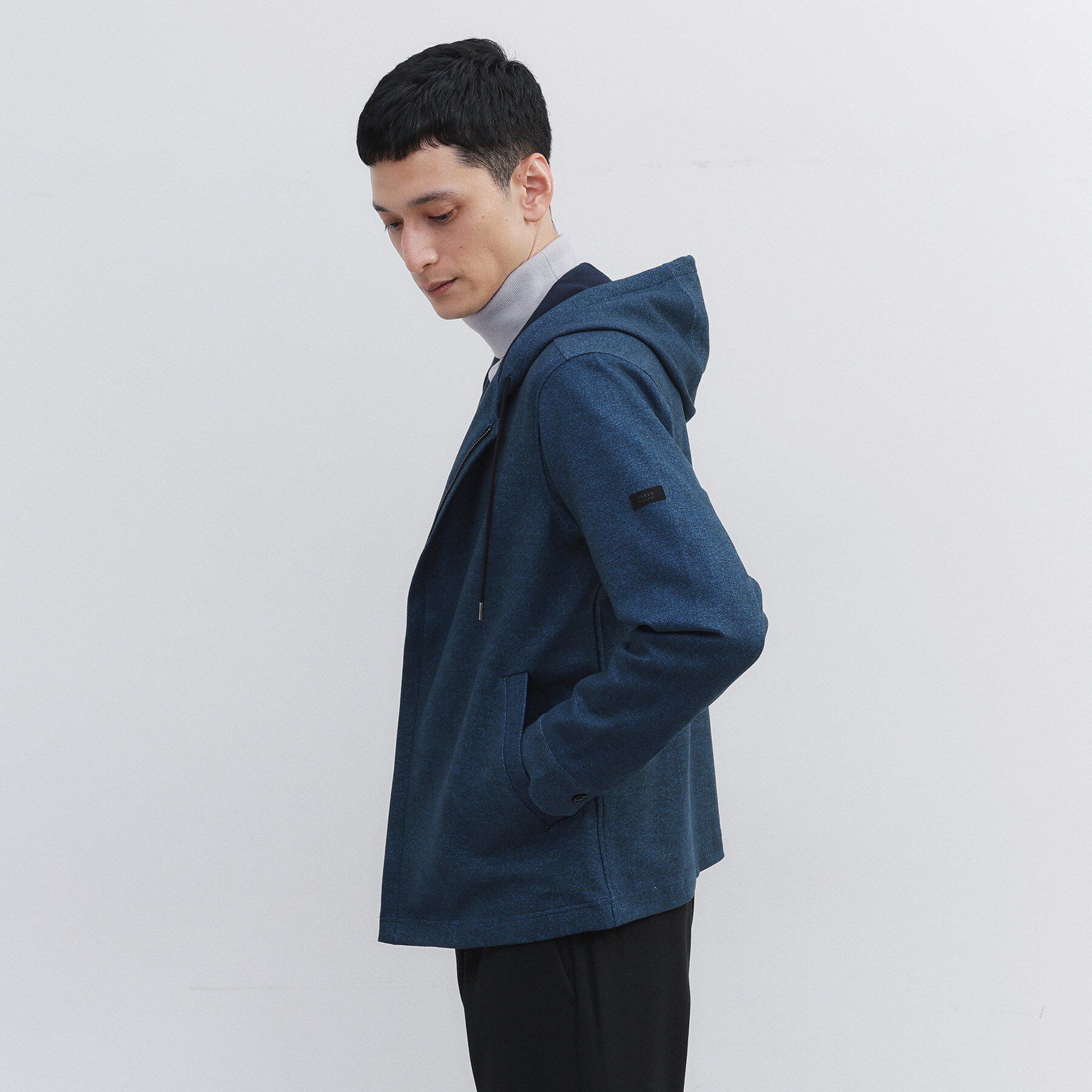 TAKEO KIKUCHI「【JUST ONE LAYER】ダウンファブリックZIPパーカー」|パーカー|