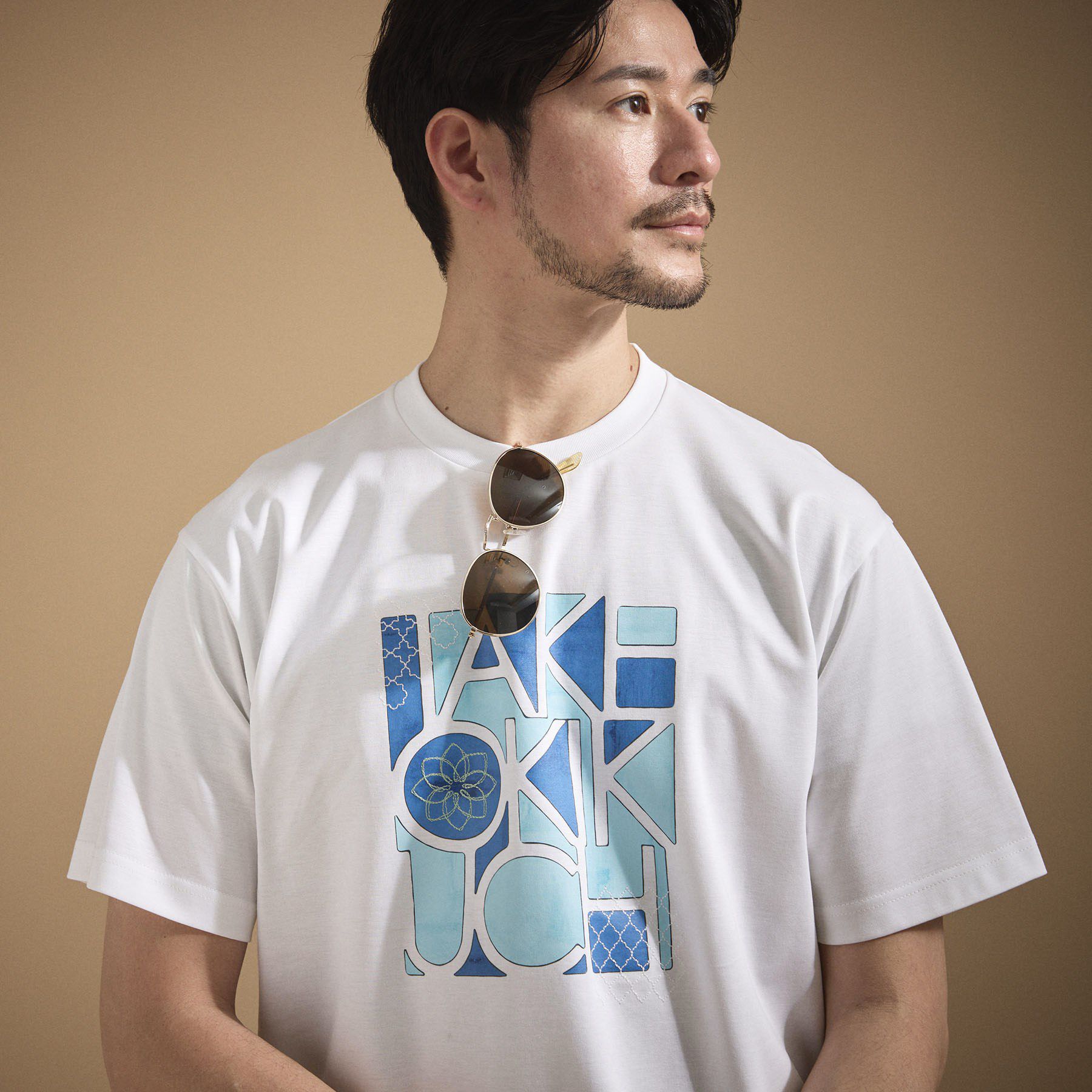 TAKEO KIKUCHI「ロゴグラフィック プリントTシャツ」|Tシャツ・カットソー|