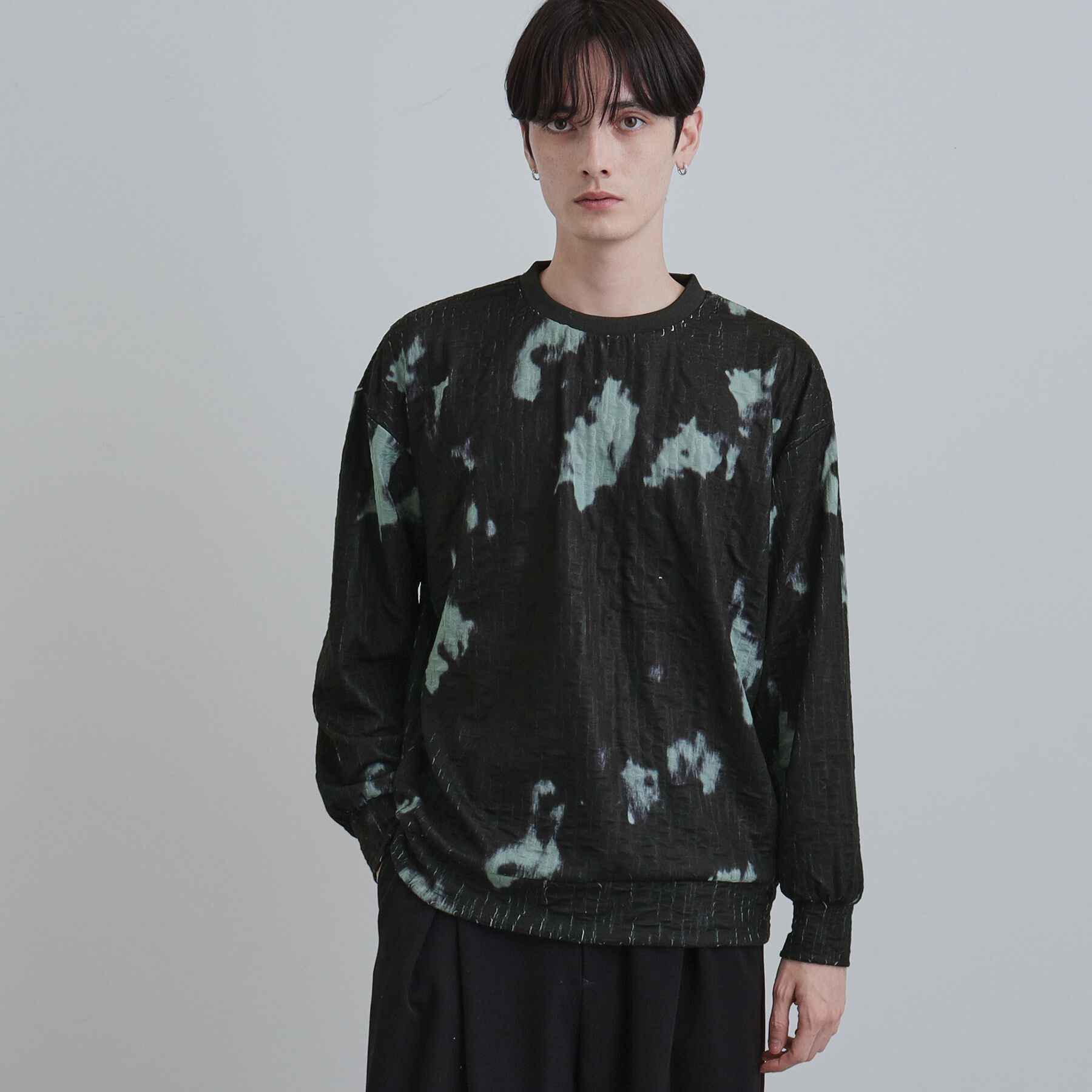 tk.TAKEO KIKUCHI「ブラーアブストカットソー」|Tシャツ・カットソー|