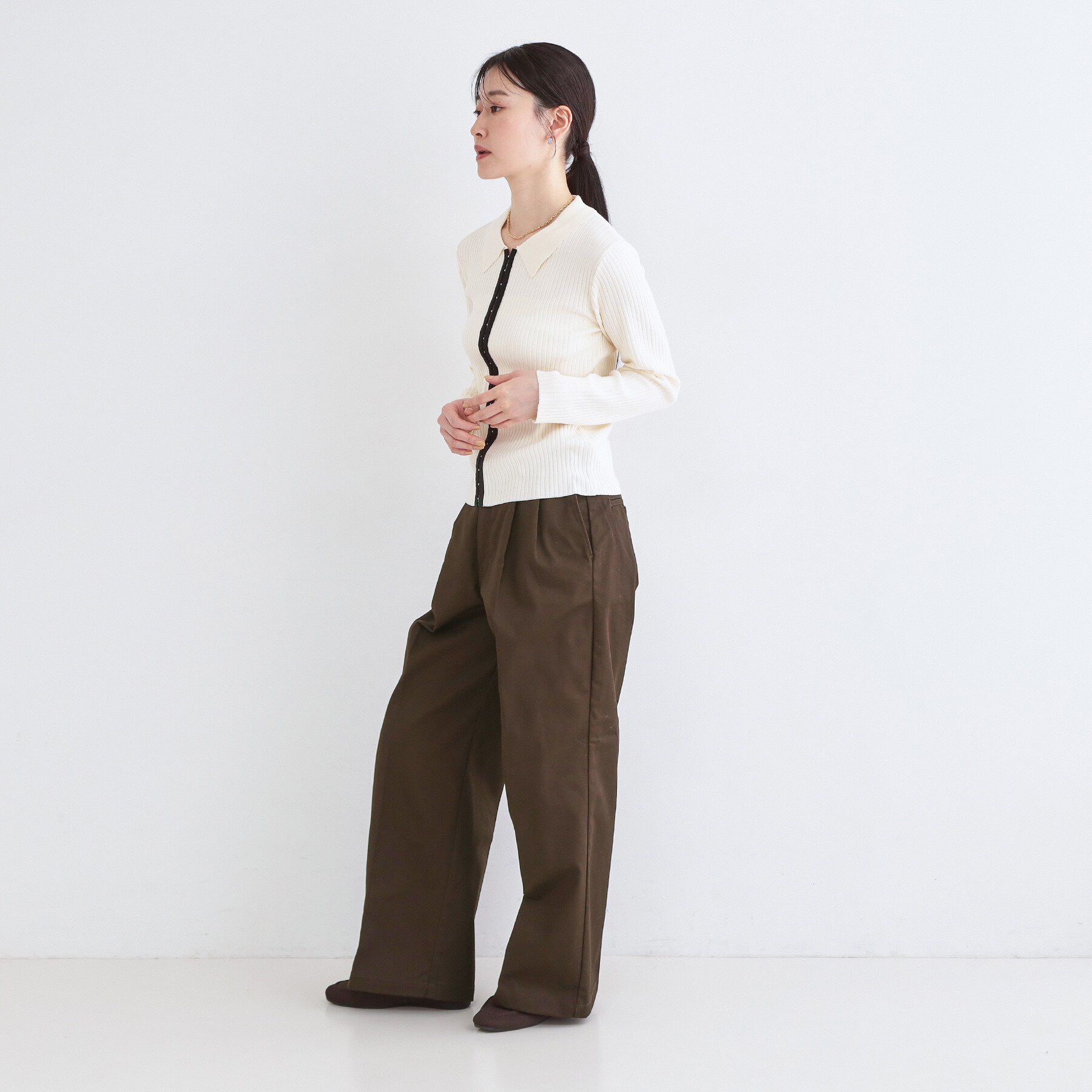 OPAQUE.CLIP「【Dickies(R)&times;OPAQUE.CLIP】ツータックワイドパンツ」|その他|