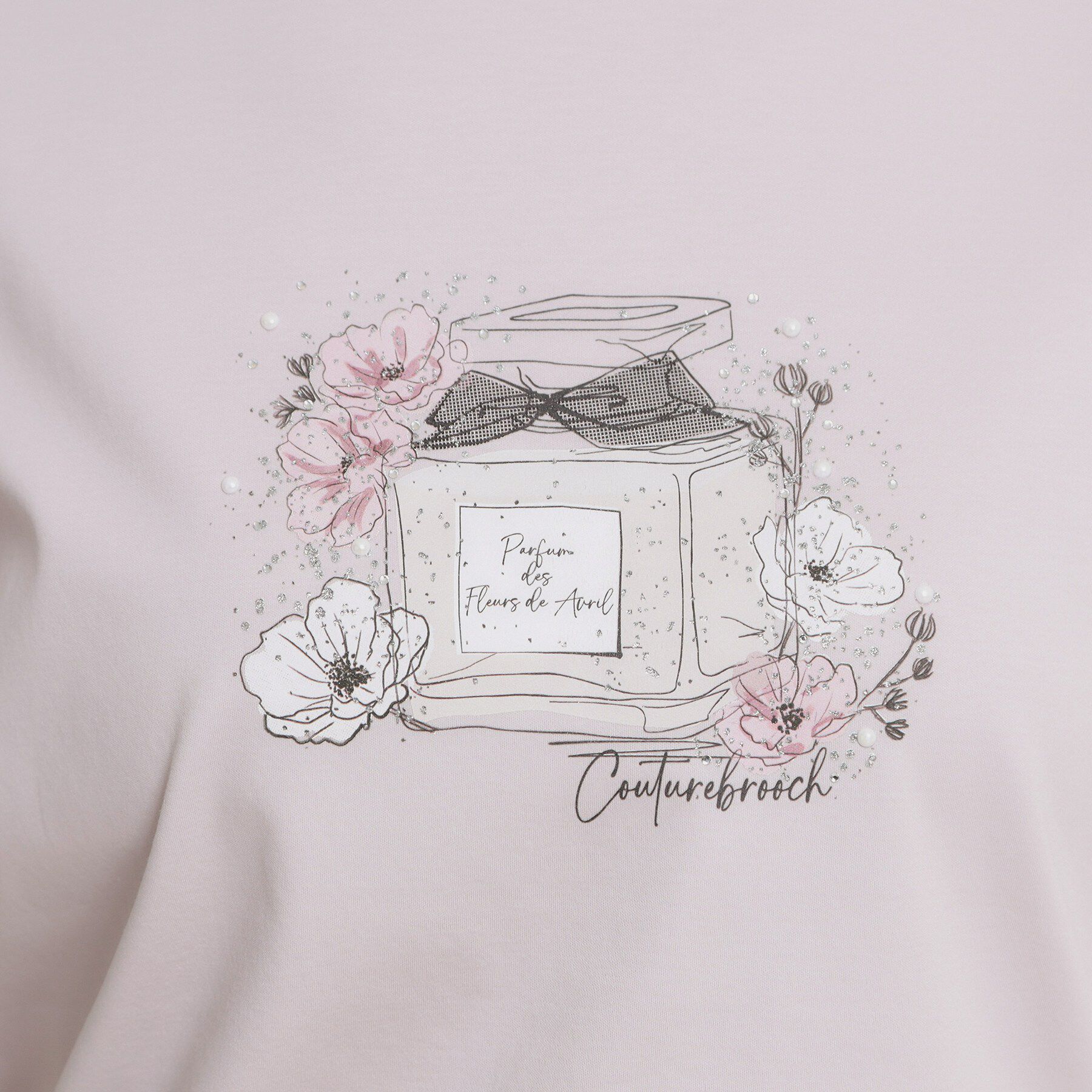 Couture broach「【接触冷感・UVカット】パフュームプリントTシャツ」|Tシャツ・カットソー|