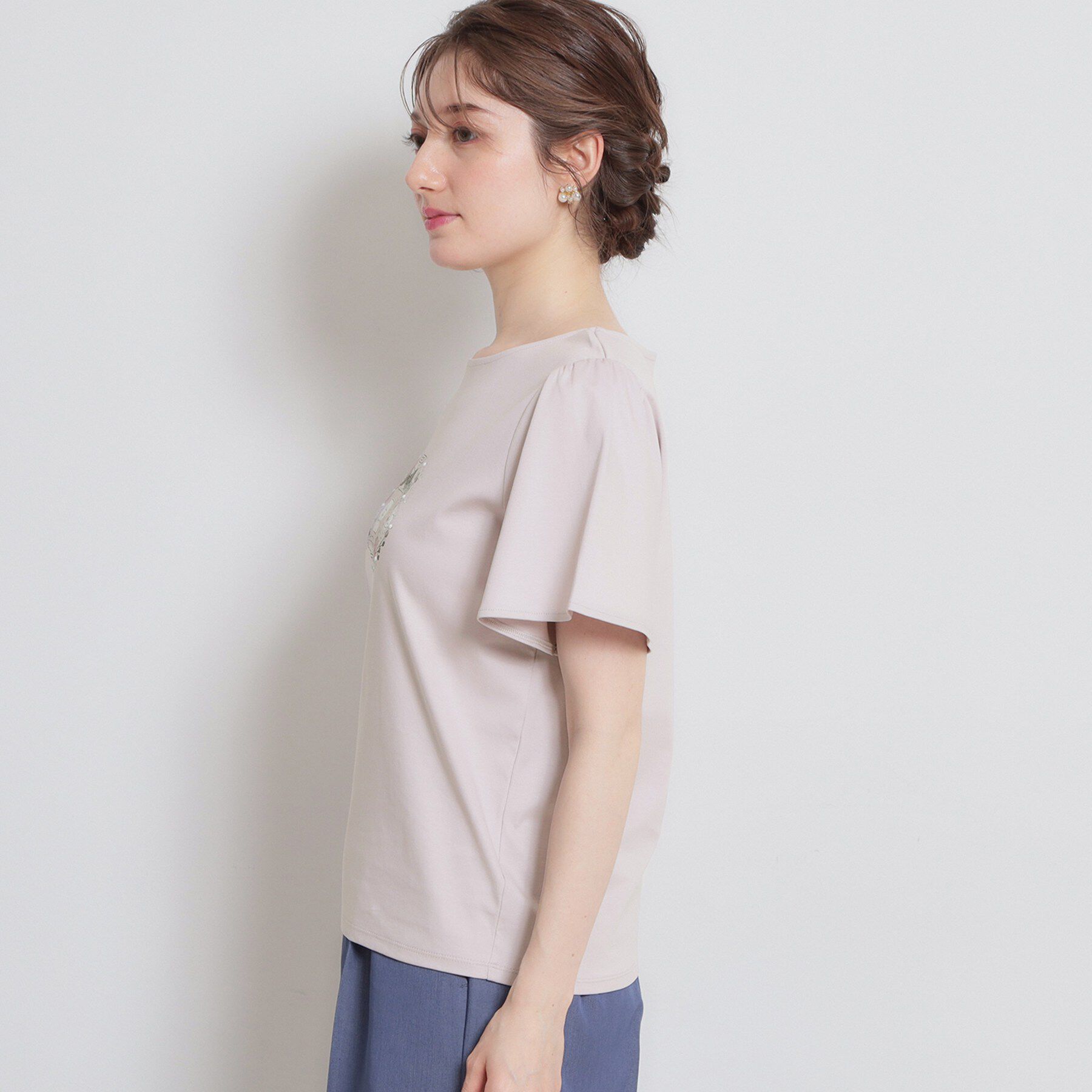 Couture broach「【接触冷感・UVカット】パフュームプリントTシャツ」|Tシャツ・カットソー|
