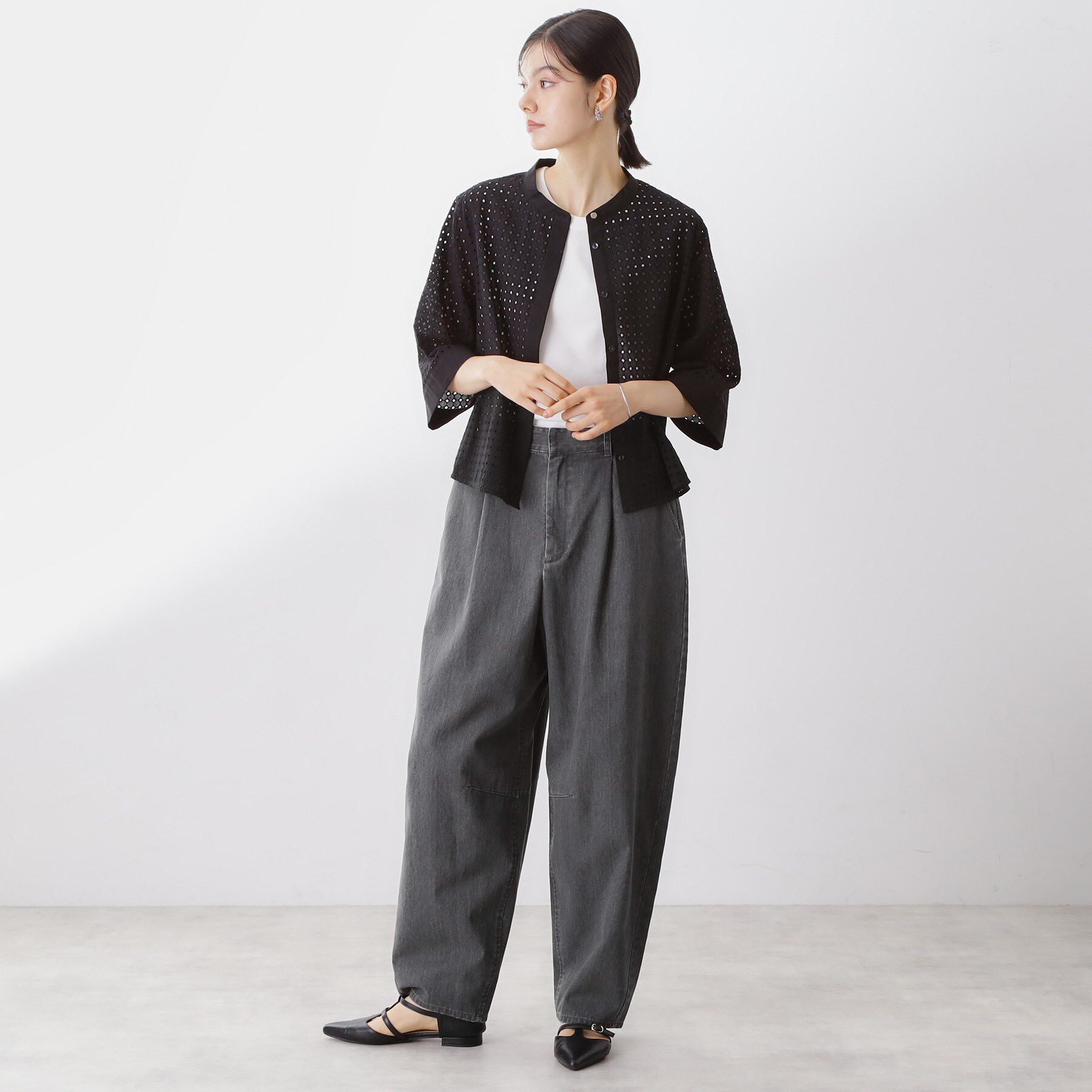 THE SHOP TK「バレルレッグパンツ」|その他|