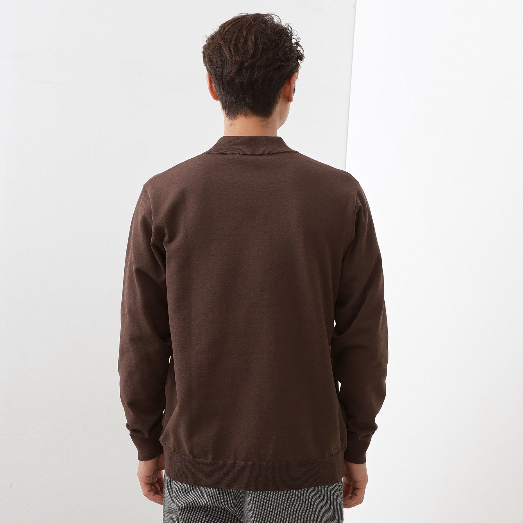 THE SHOP TK「【冬のビジネスシーンに最適】モックネックニット」|ニット・セーター|
