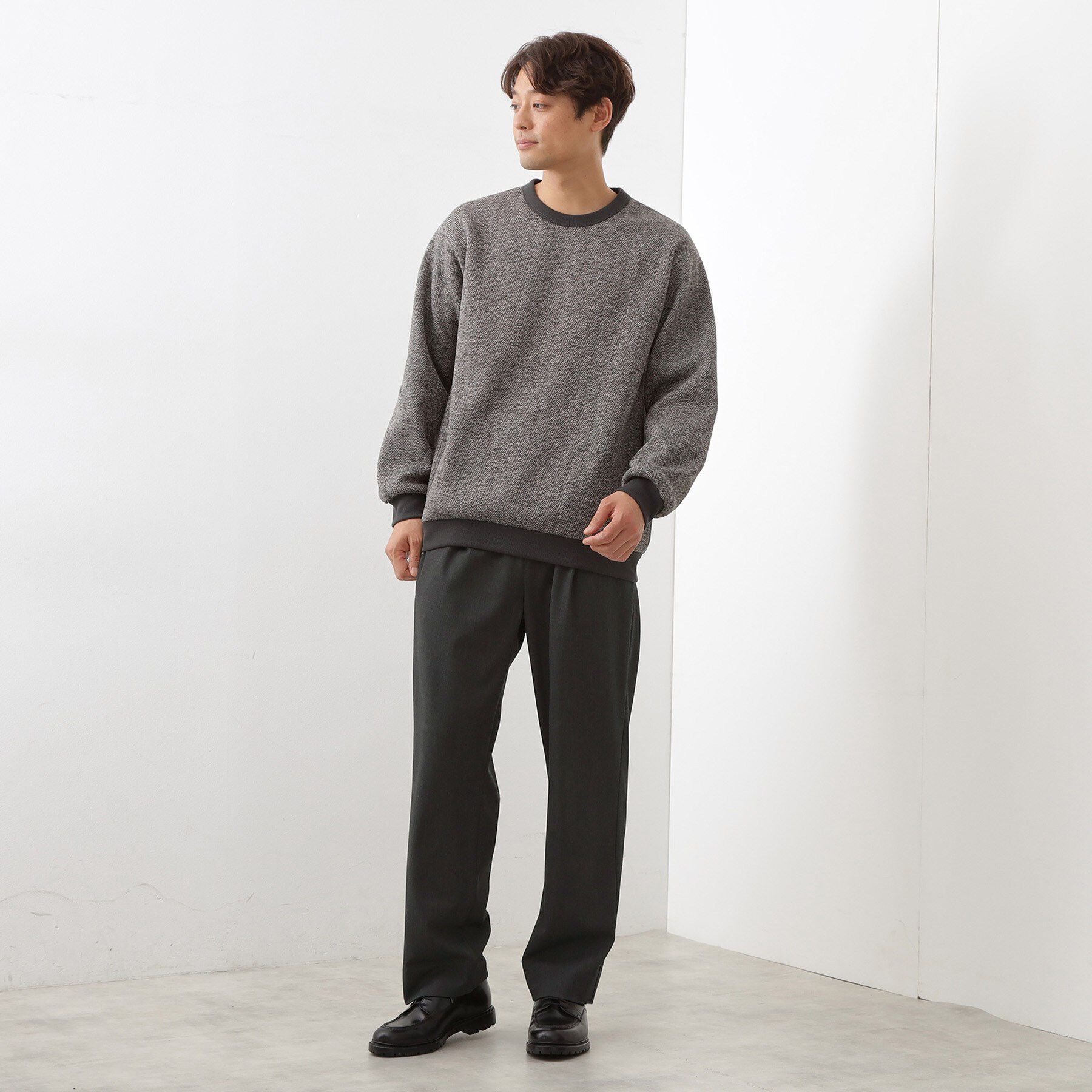 THE SHOP TK「セミワイドイージーパンツWARM 洗濯機OK／裏起毛／ストレッチ」|その他|