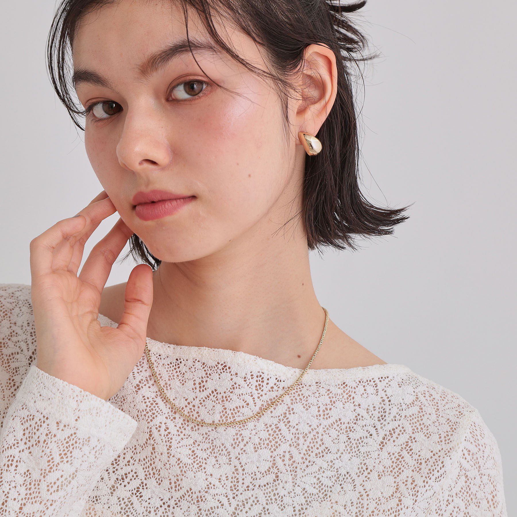 THE SHOP TK「3WAYショートネックレス」|ネックレス|