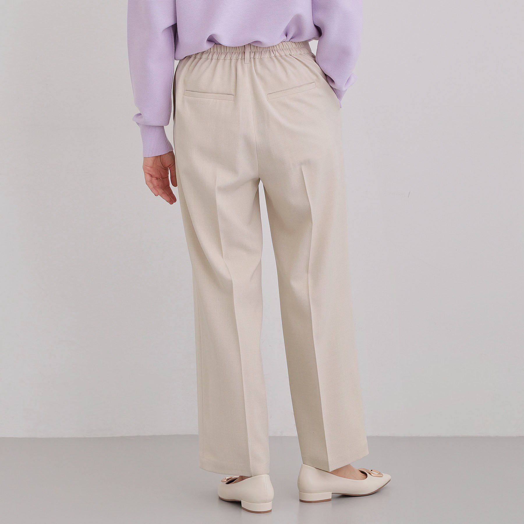 THE SHOP TK「【通勤にもデイリーにも】CAVIAN ベーシックワイドパンツ/セットアップ可」|その他|