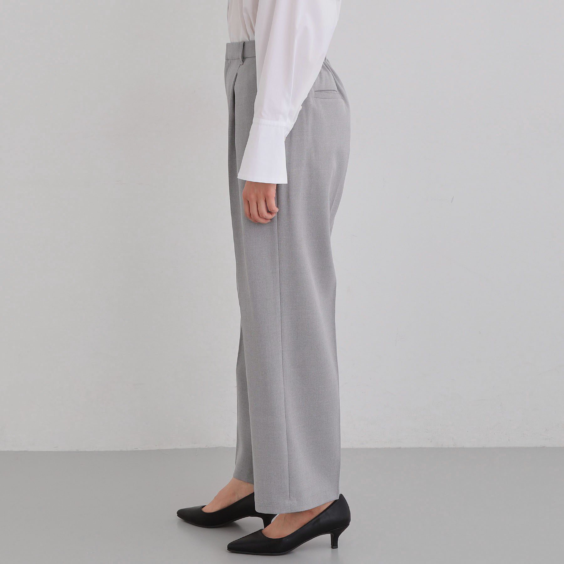 THE SHOP TK「【通勤にもデイリーにも】CAVIAN ベーシックワイドパンツ/セットアップ可」|その他|