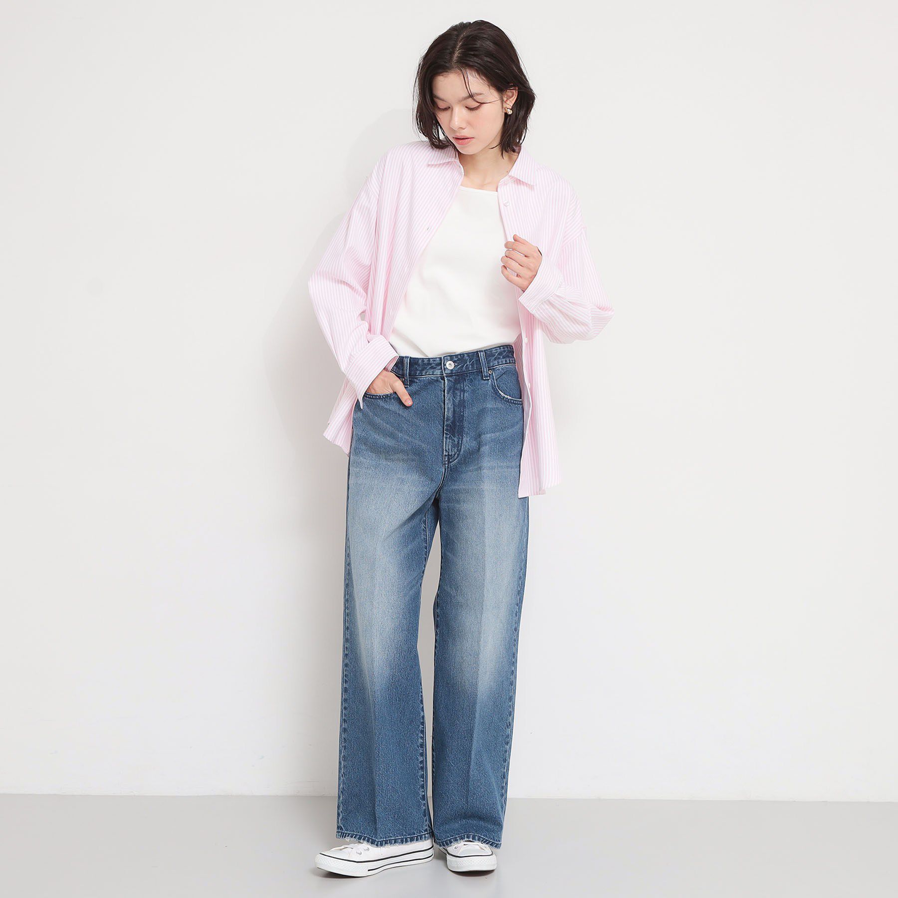 THE SHOP TK「AIBO DENIM ワイド」|デニム|