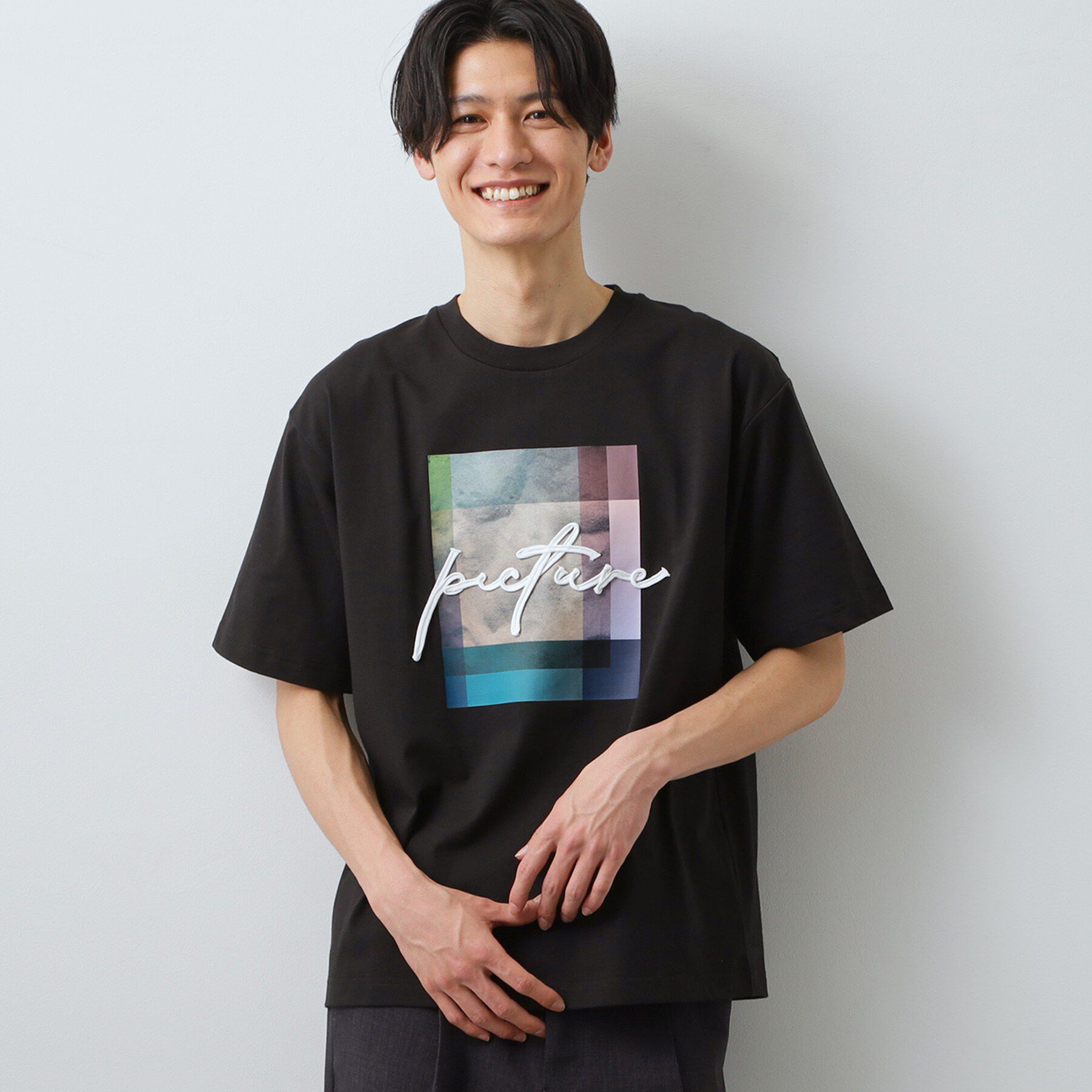 THE SHOP TK「コード刺繍 半袖Tシャツ 洗濯機OK」|Tシャツ・カットソー|
