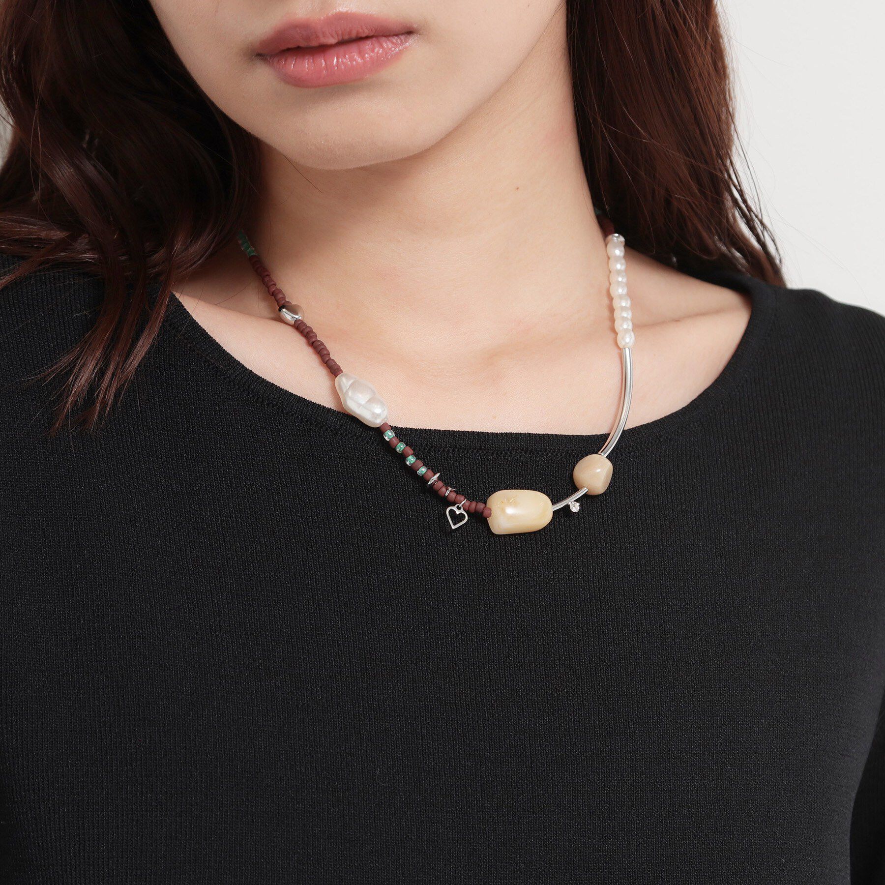 THE SHOP TK「カラフルストーンネックレス」|ネックレス|