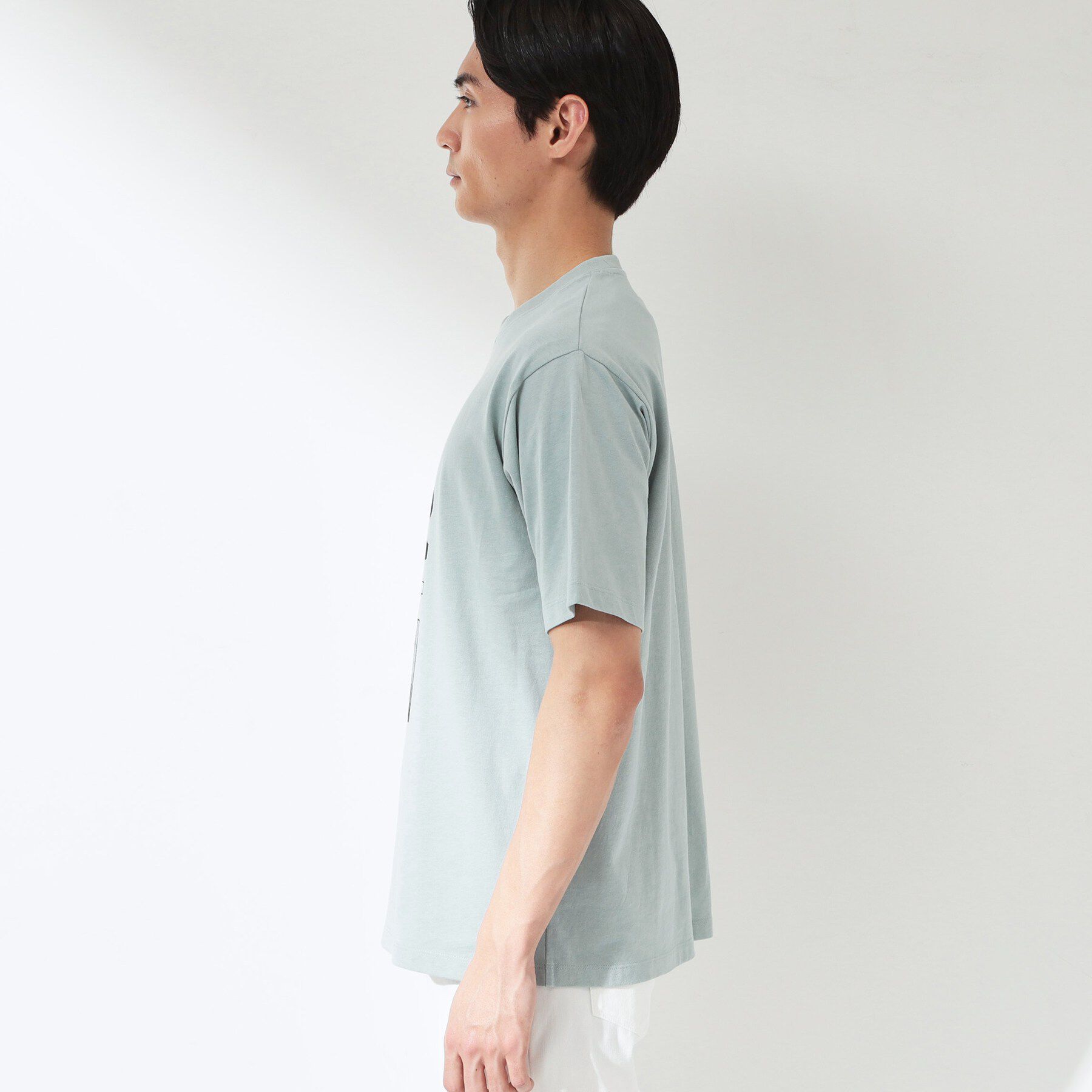 THE SHOP TK「【夏コーデの主役に】グラフィックコットン半袖Tシャツ CAT／LANDSCAPE」|Tシャツ・カットソー|