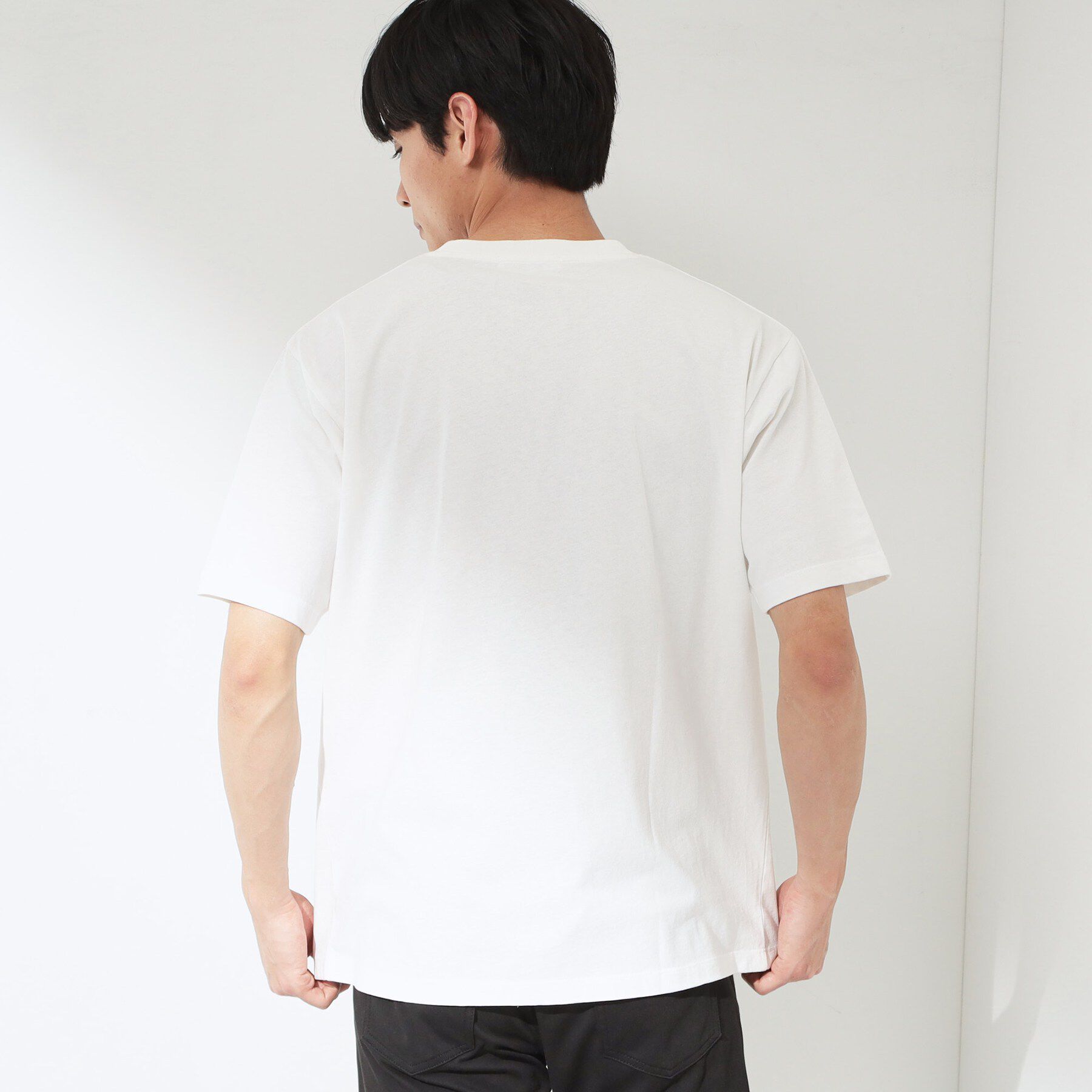 THE SHOP TK「【夏コーデの主役に】グラフィックコットン半袖Tシャツ CAT／LANDSCAPE」|Tシャツ・カットソー|