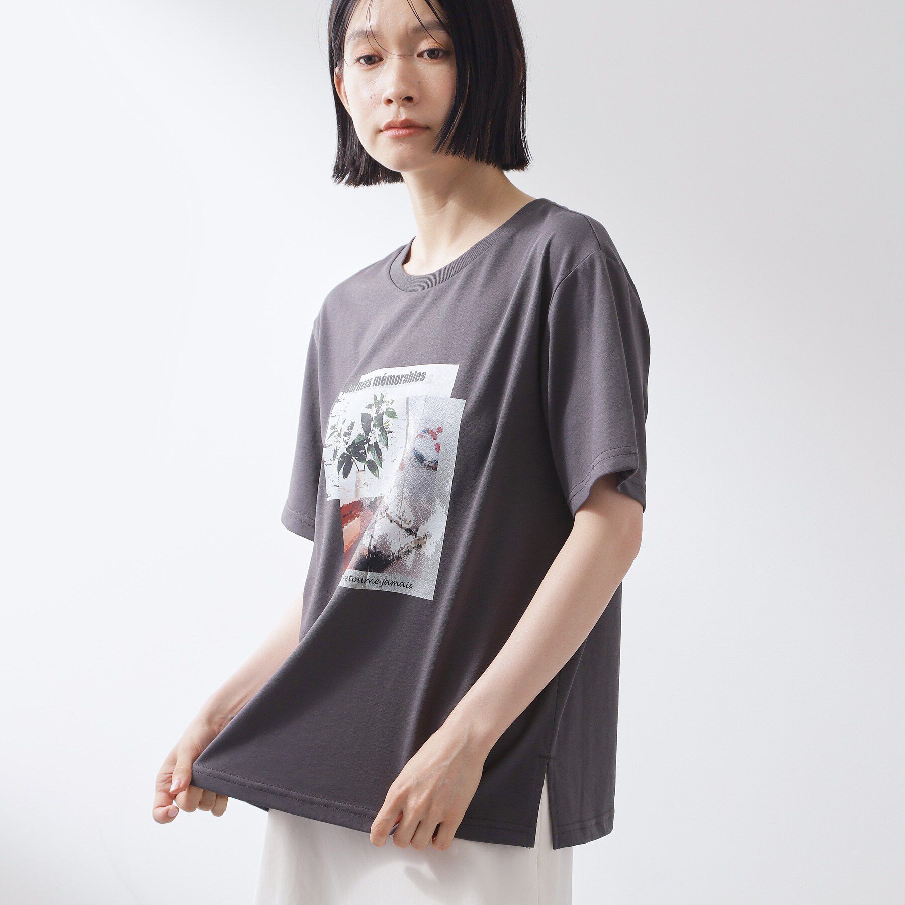 THE SHOP TK「【吸水速乾】プリントアソートTシャツ」|Tシャツ・カットソー|