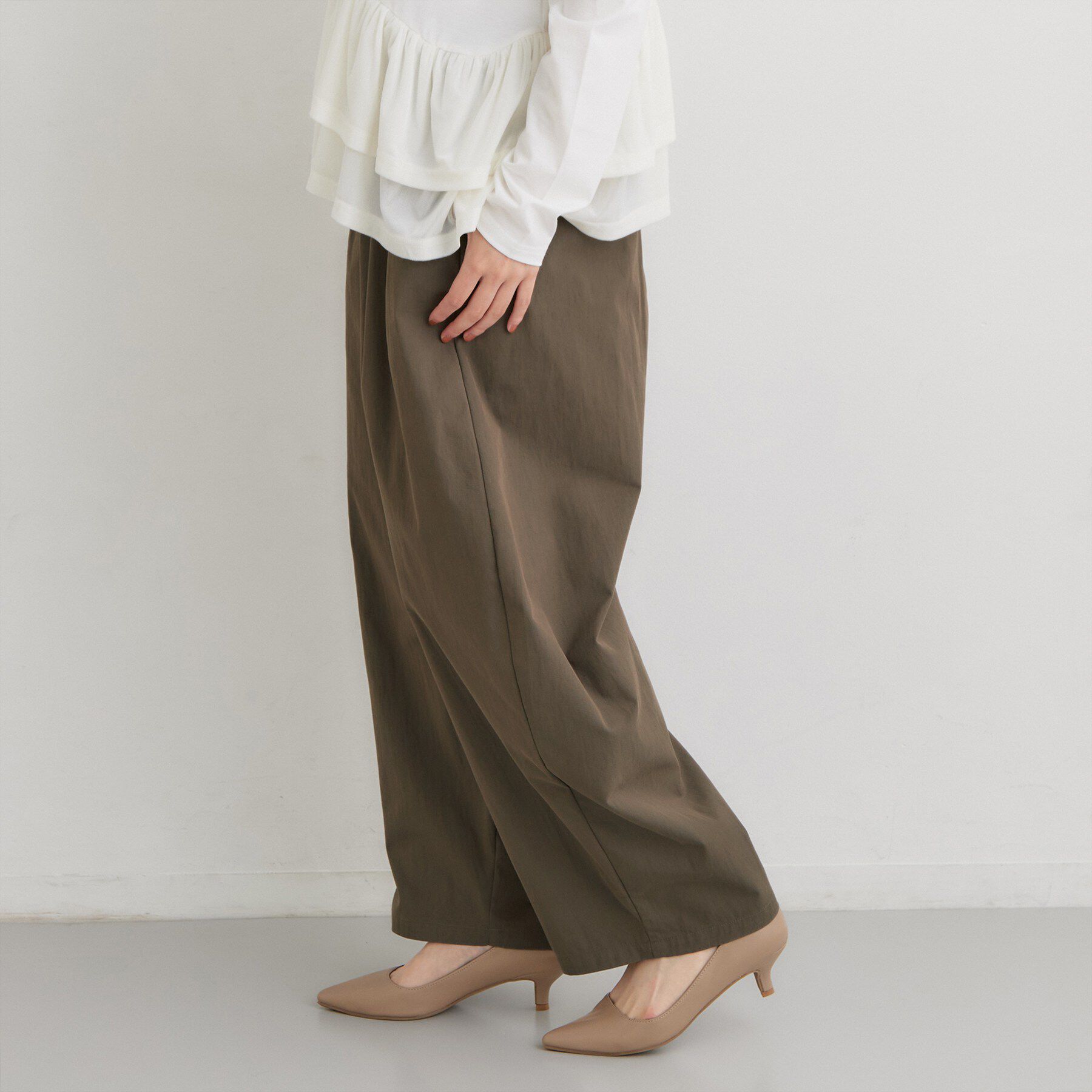THE SHOP TK「コットンナイロンカーブパンツ」|その他|
