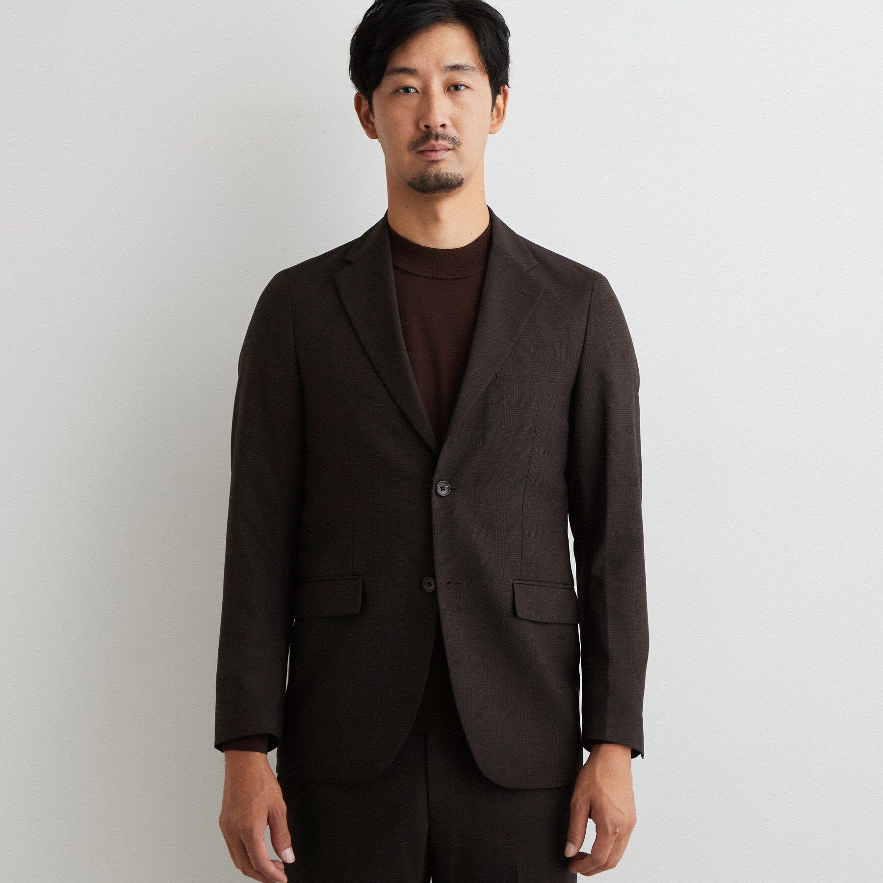 THE SHOP TK「【洗濯機OK/セットアップ可】AVANTグレンチェック ジャケット」|テーラードジャケット|