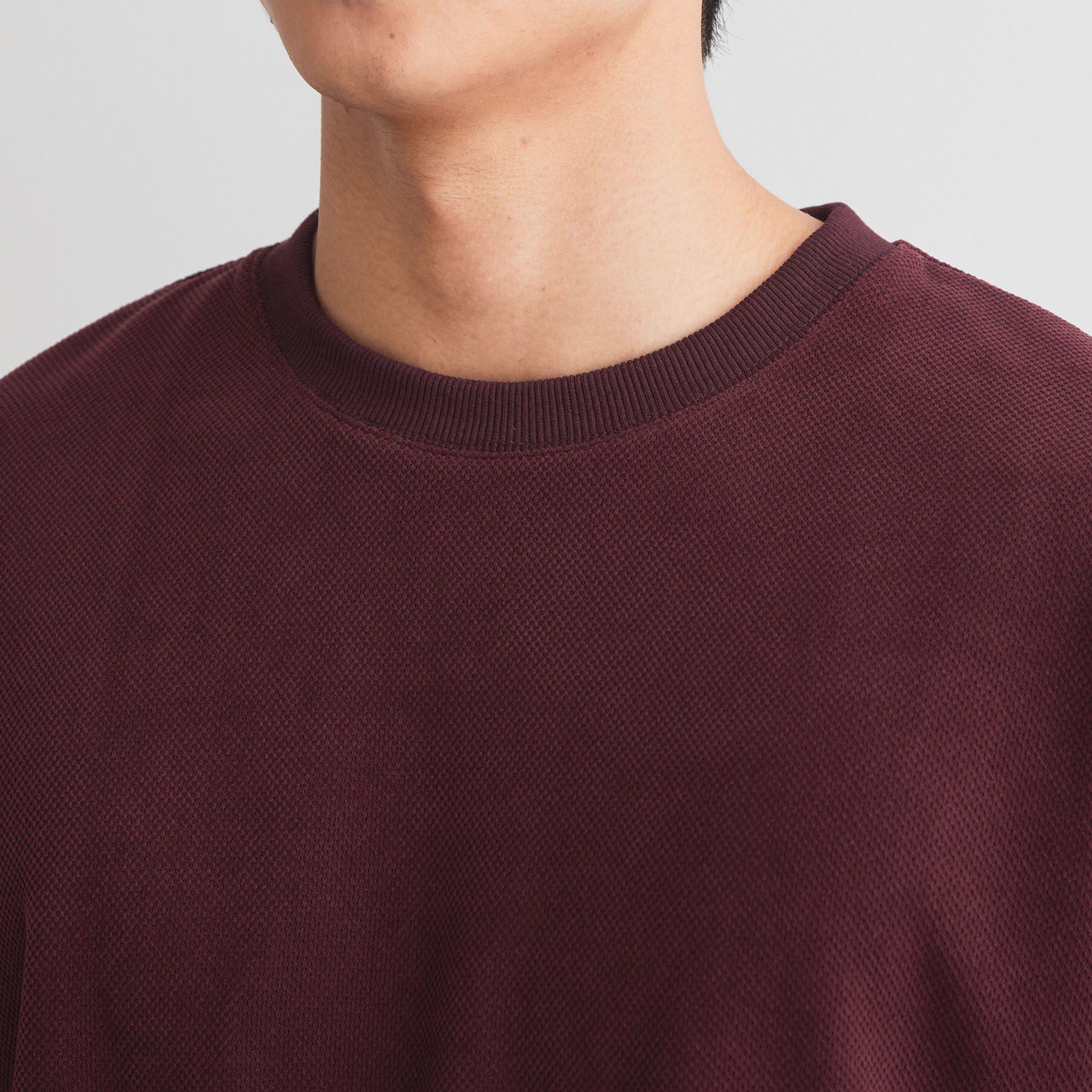THE SHOP TK「【洗濯機OK】カノコ編み 長袖Tシャツ」|Tシャツ・カットソー|