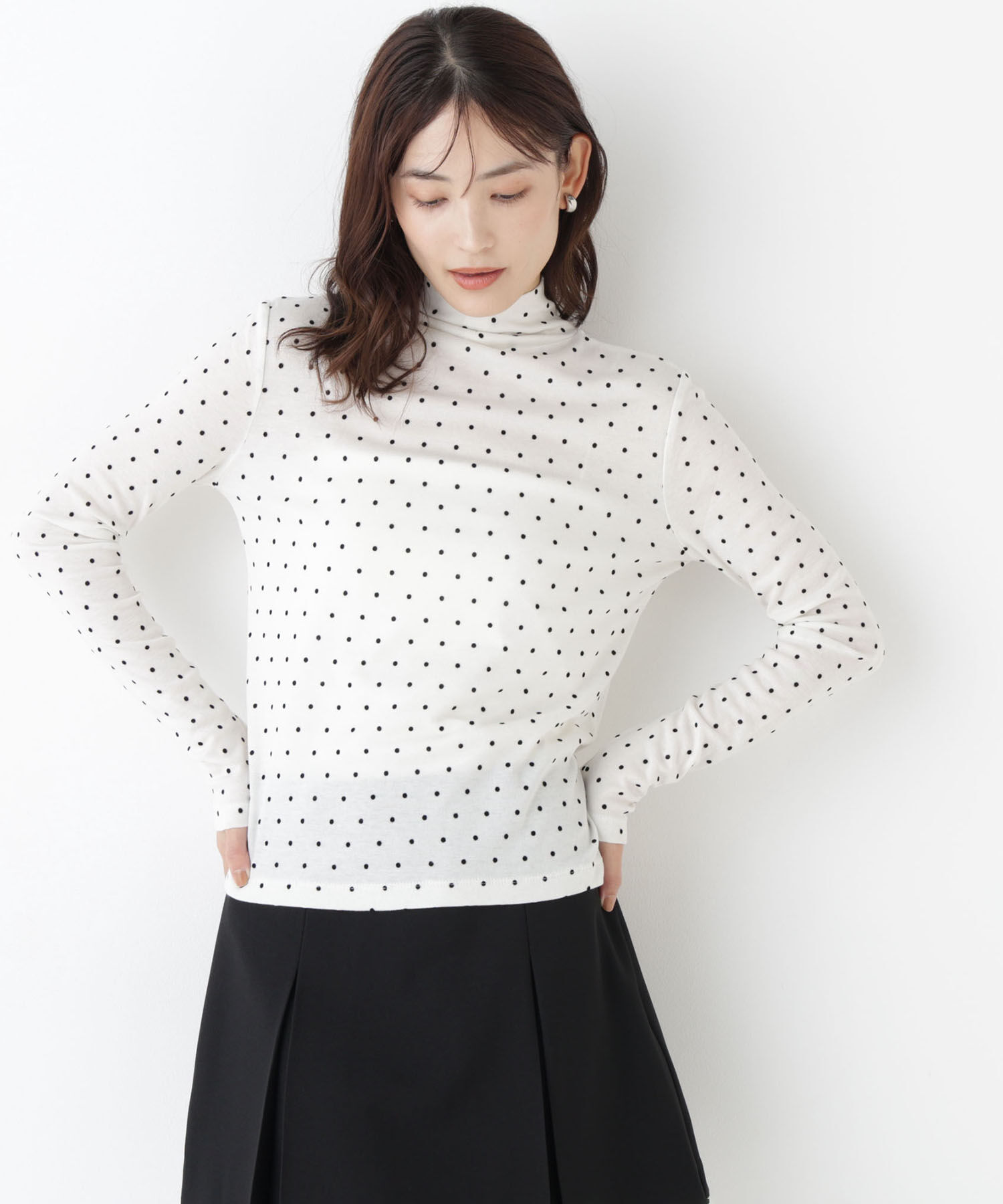  「ハイネックカットソー」|Tシャツ・カットソー|