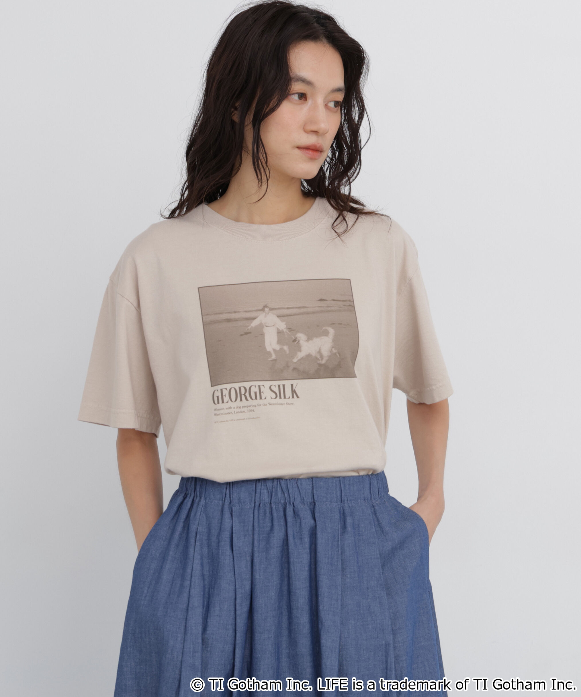  「《LIFE PICTURE COLLECTION別注》フォトＴシャツ DOG」|Tシャツ・カットソー|
