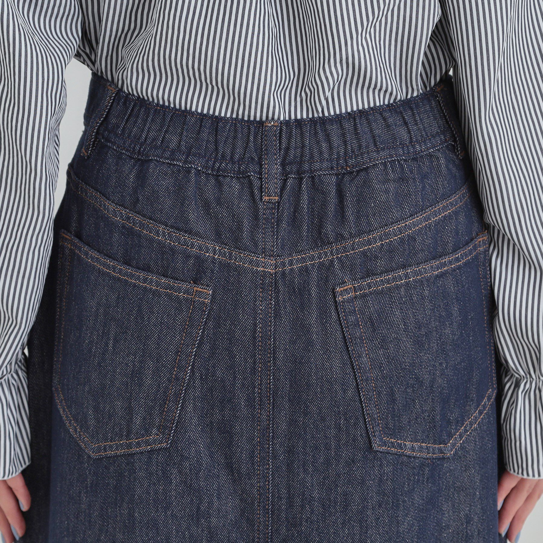 SHOO･LA･RUE「【SHOO・LA・RUE DENIM】シンプルだから使いやすい Aラインスカート」|スカート|