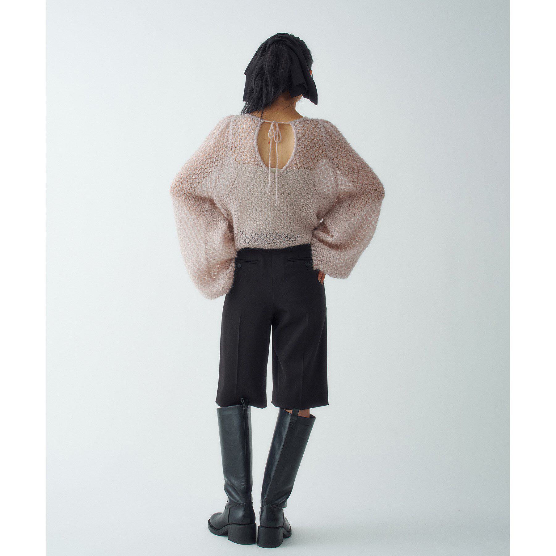 CODE A「2way sheer mohair pullover」|ニット・セーター|