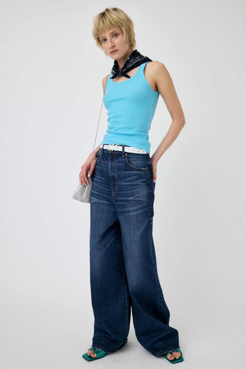 MOUSSY「BASIC RIB タンク」|タンクトップ|