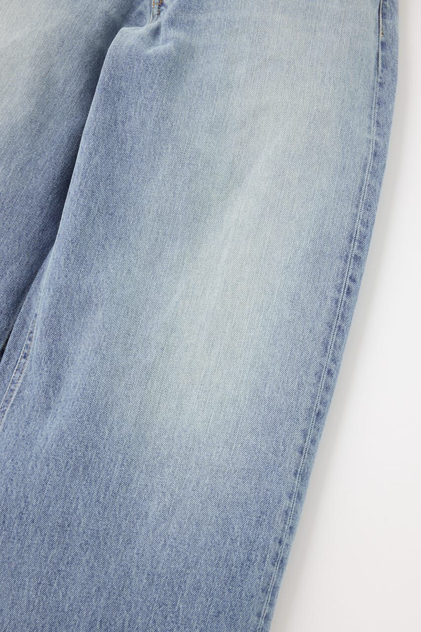 MOUSSY「CROSS WAIST WIDE STRAIGHT」|デニム|