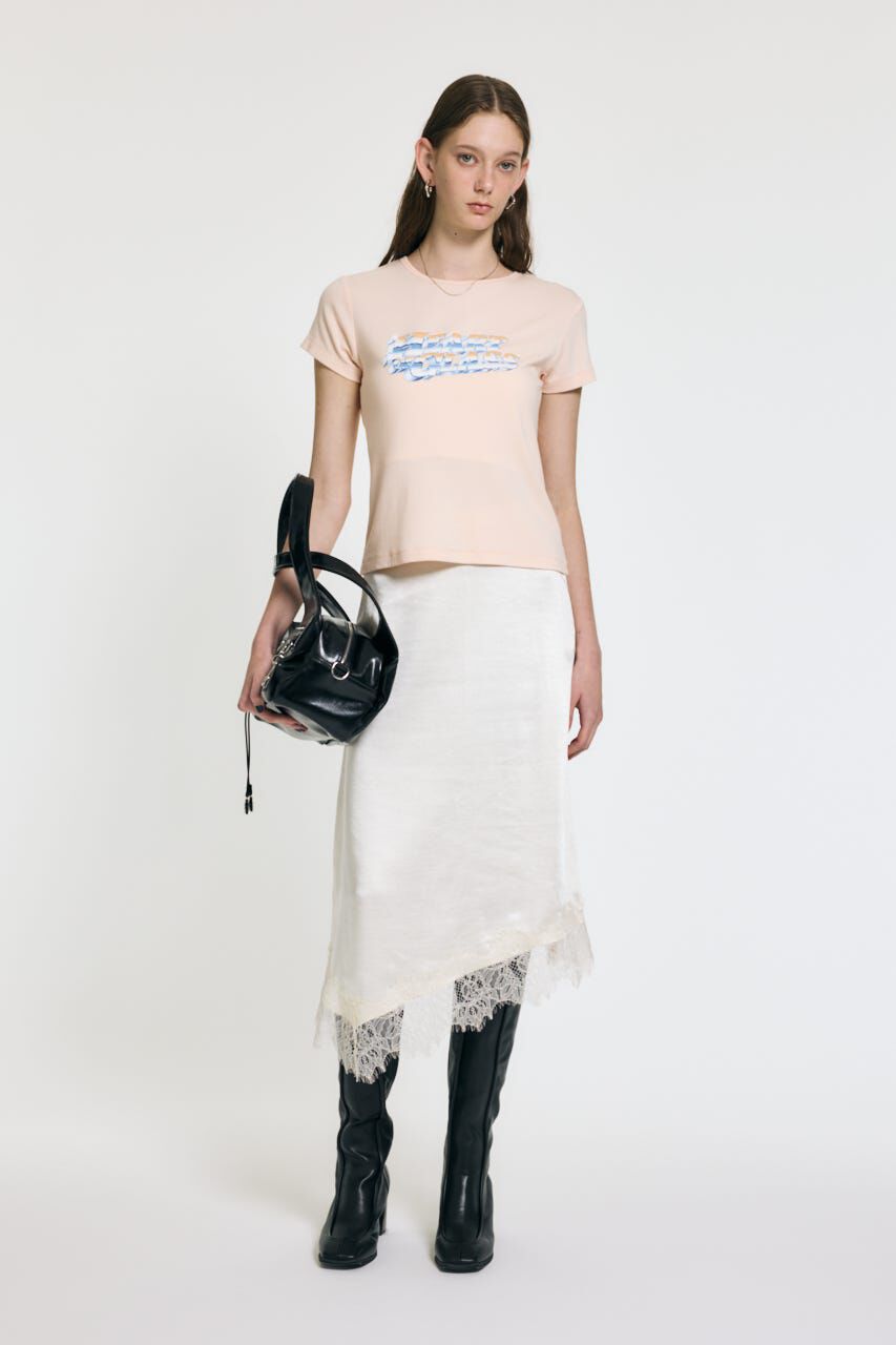 MOUSSY「CHROME LOGO TEE」|Tシャツ・カットソー|
