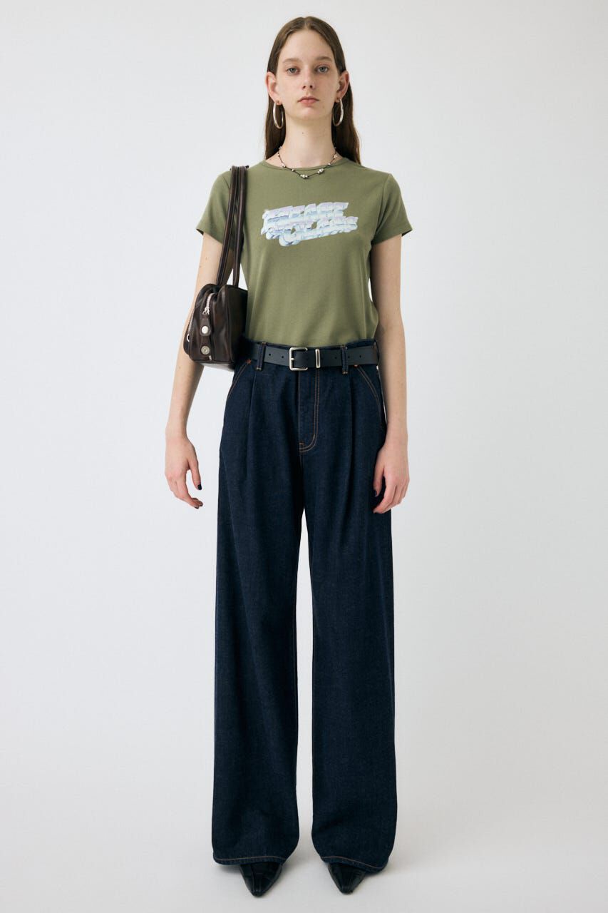 MOUSSY「CHROME LOGO TEE」|Tシャツ・カットソー|