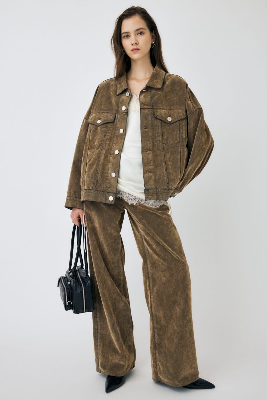 MOUSSY「OVERSIZED CORDUROY ジャケット」|デニムジャケット|