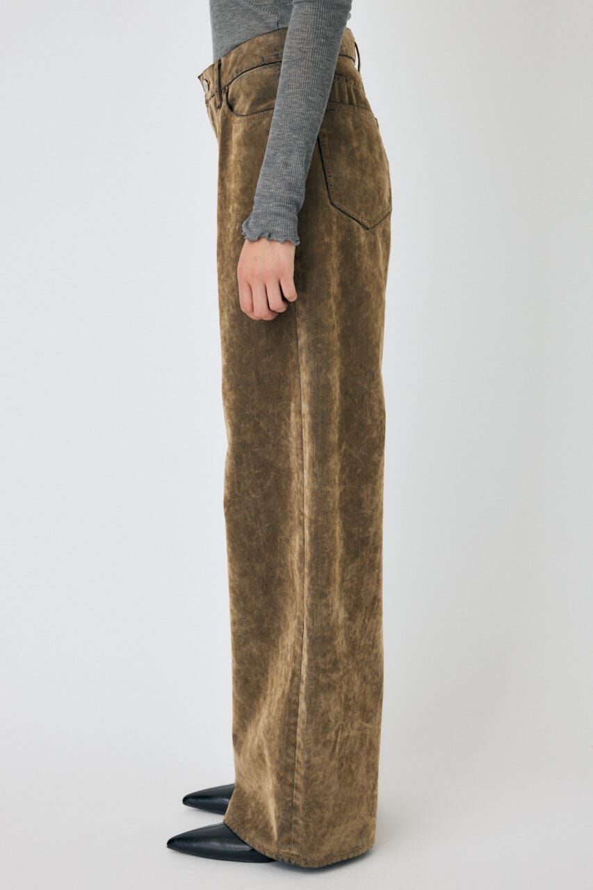 MOUSSY「MIDRISE CORDUROY バギー」|デニム|