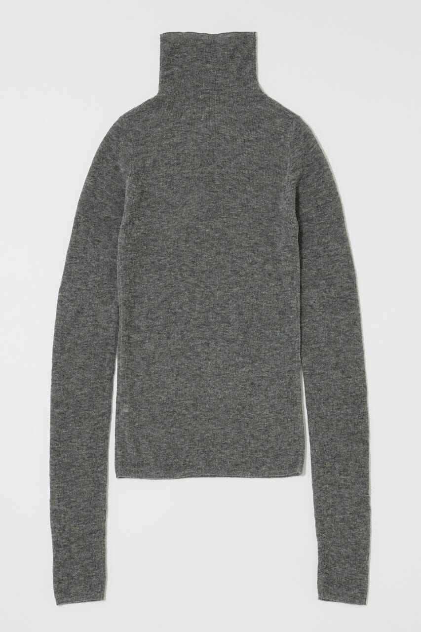 MOUSSY「SHEER TURTLE NECK ニットトップス」|ニット・セーター|