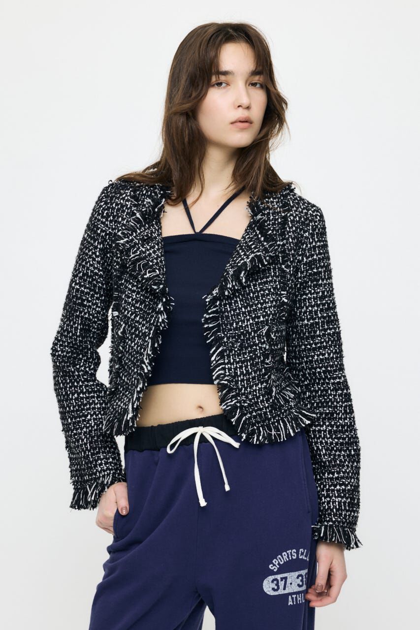 MOUSSY「SLACKER TWEED SHORT ジャケット」|その他|