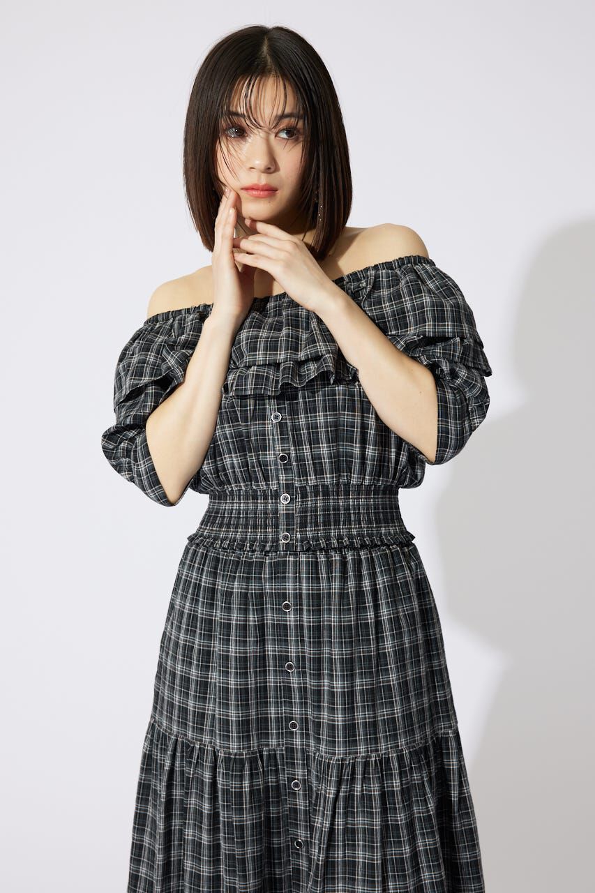 rienda「2WAYオフショルダーショートトップス」|シャツ・ブラウス|