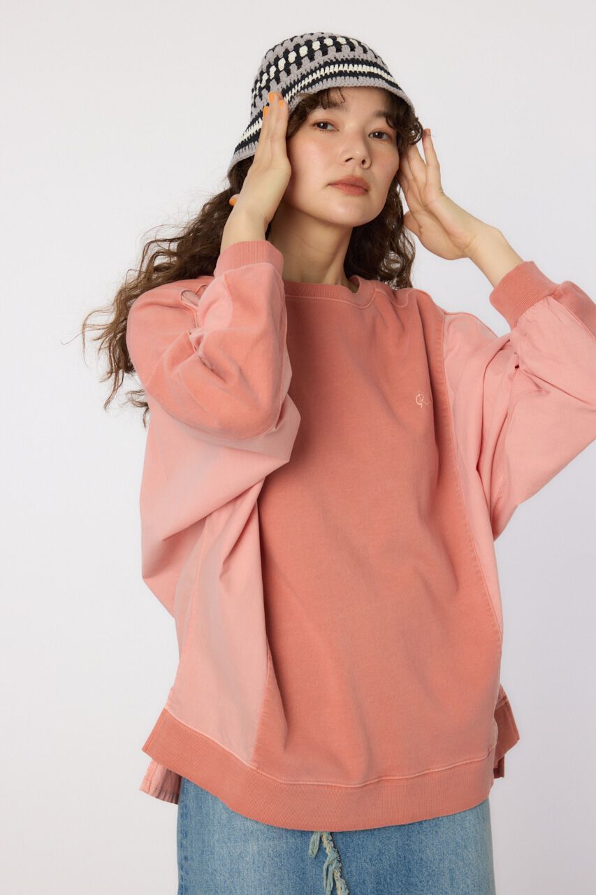 RODEO CROWNS「ピグメントバック切替トップス」|Tシャツ・カットソー|