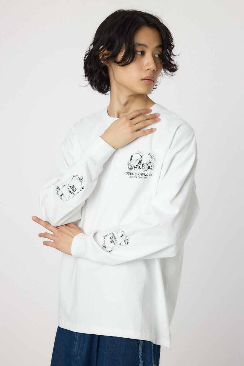 RODEO CROWNS「フルーツロゴロングスリーブTシャツ」|Tシャツ・カットソー|