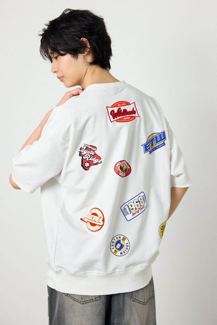 RODEO CROWNS「カスタムワッペン半袖スウェット」|Tシャツ・カットソー|