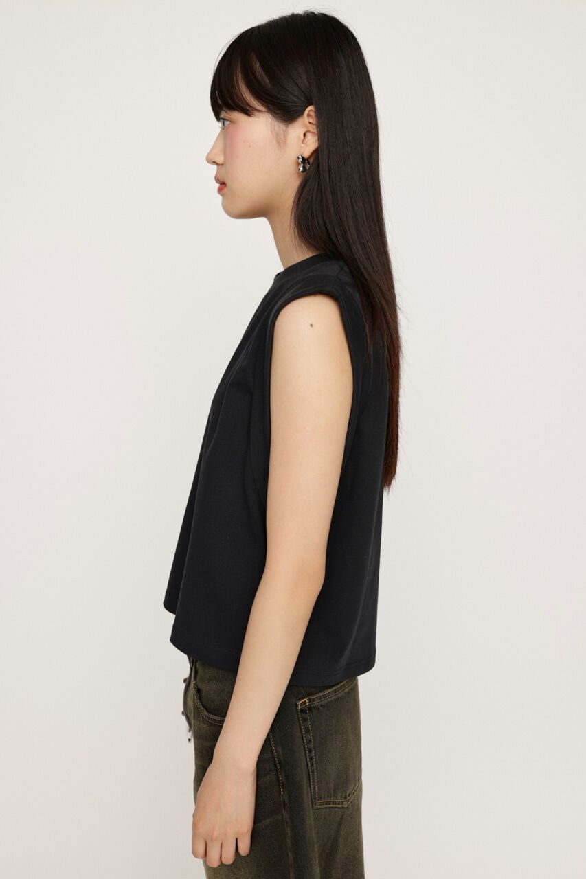 SLY「ROLL UP SLEEVE BOX トップス」|タンクトップ|