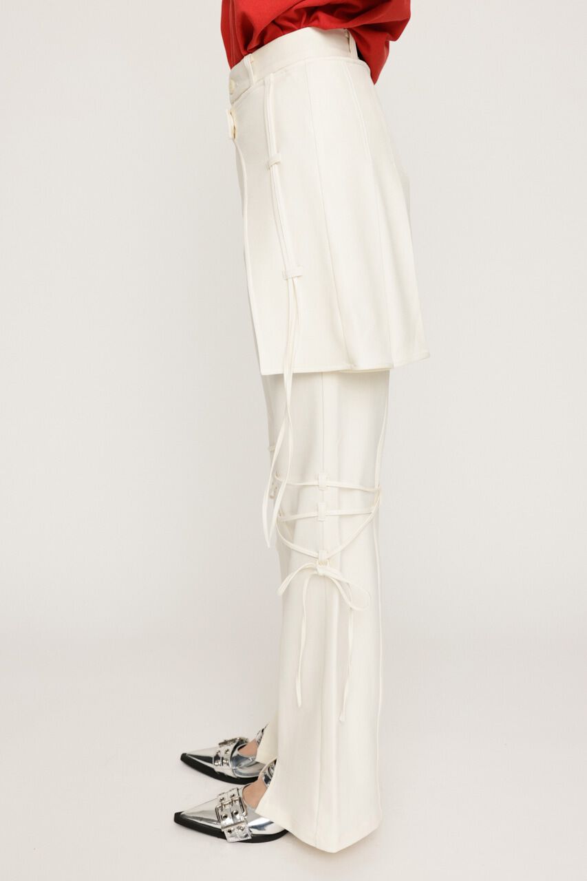 SLY「PLEATS LAYERED FLARE パンツ」|その他|