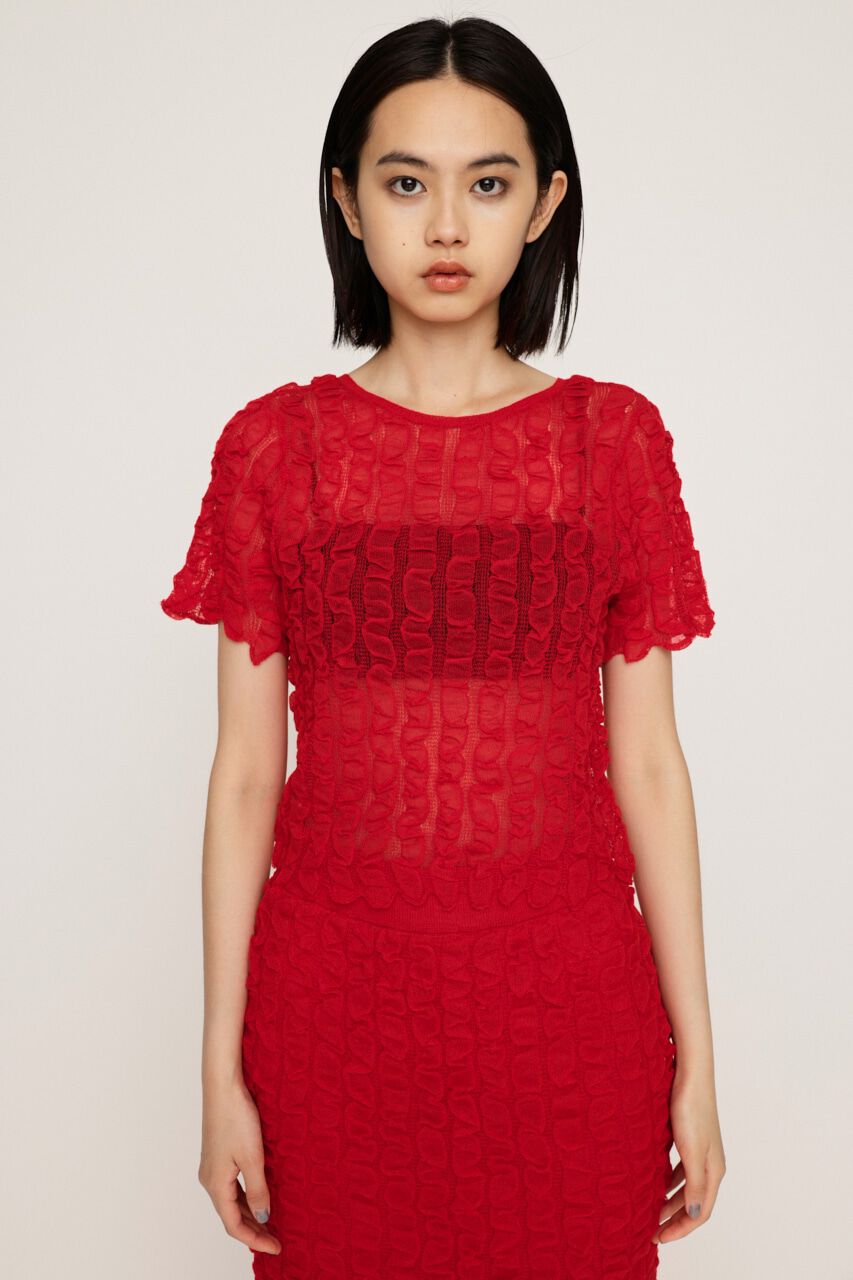 SLY「SHEER 2WAY トップス」|ニット・セーター|