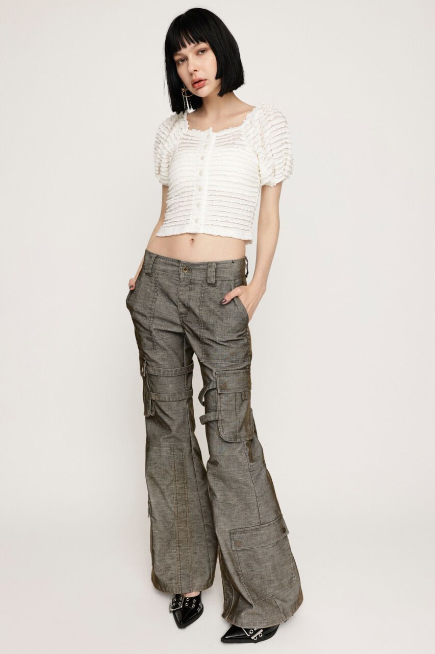 SLY「FRILL PUFF CUT トップス」|Tシャツ・カットソー|