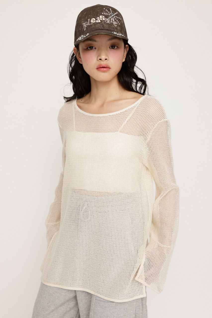 SLY「COTTON MESH 2WAY トップス」|シャツ・ブラウス|IVOY3