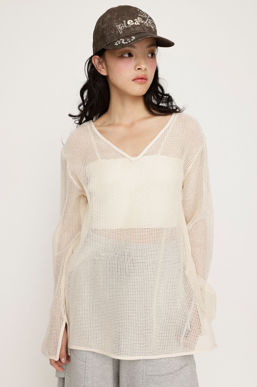 SLY「COTTON MESH 2WAY トップス」|シャツ・ブラウス|
