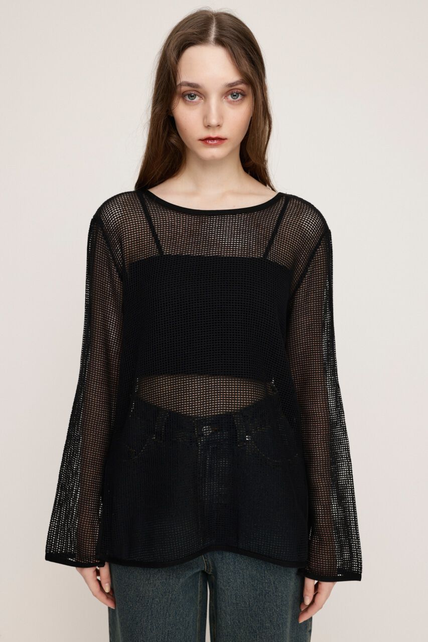 SLY「COTTON MESH 2WAY トップス」|シャツ・ブラウス|