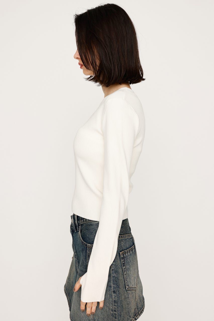 SLY「BASIC HG RIB トップス」|ニット・セーター|