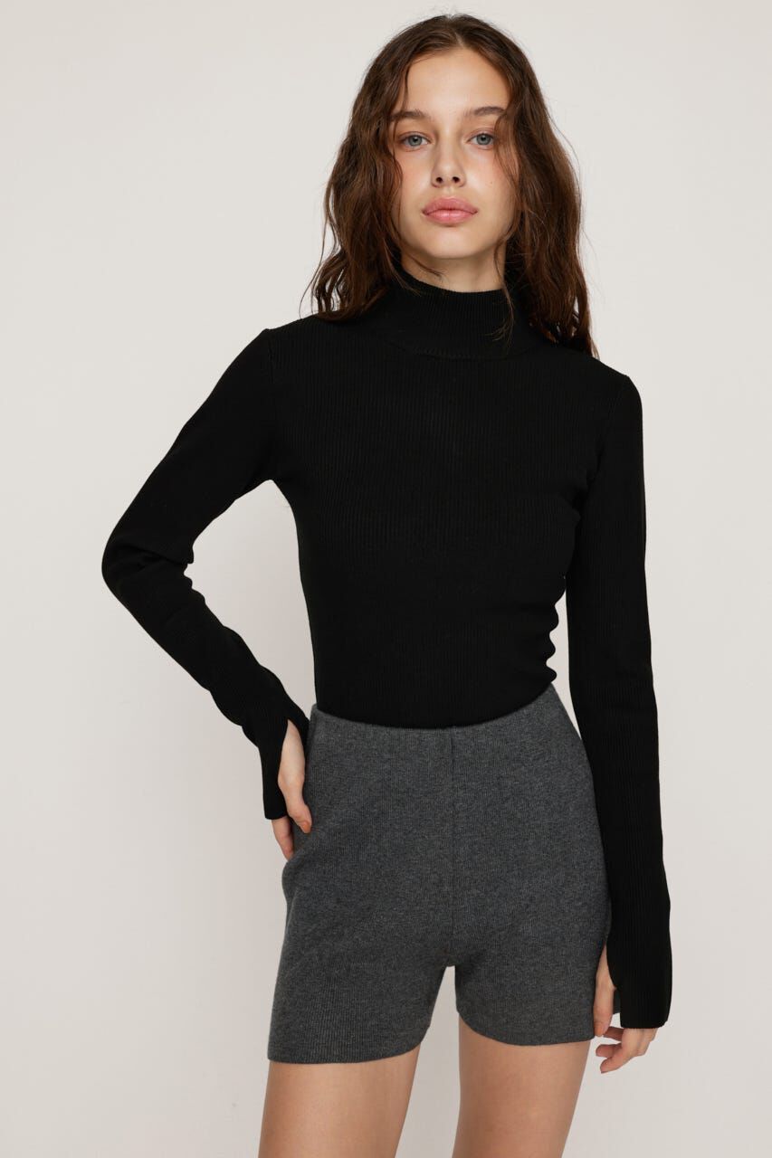 SLY「BASIC HG RIB H／N トップス」|ニット・セーター|